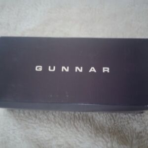 Gunnar Vertex Onyx Clear Reading Gaming Glasses Plus 2.5 Pwr Blocks Blue Light